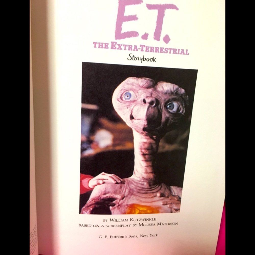 E.T. Extra Terrestrial Storybook 1982 1st Printing